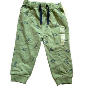 First Impressions Toddler Jogger Pants-Light bulb-Green/Blue-Size 24 Months-NWT